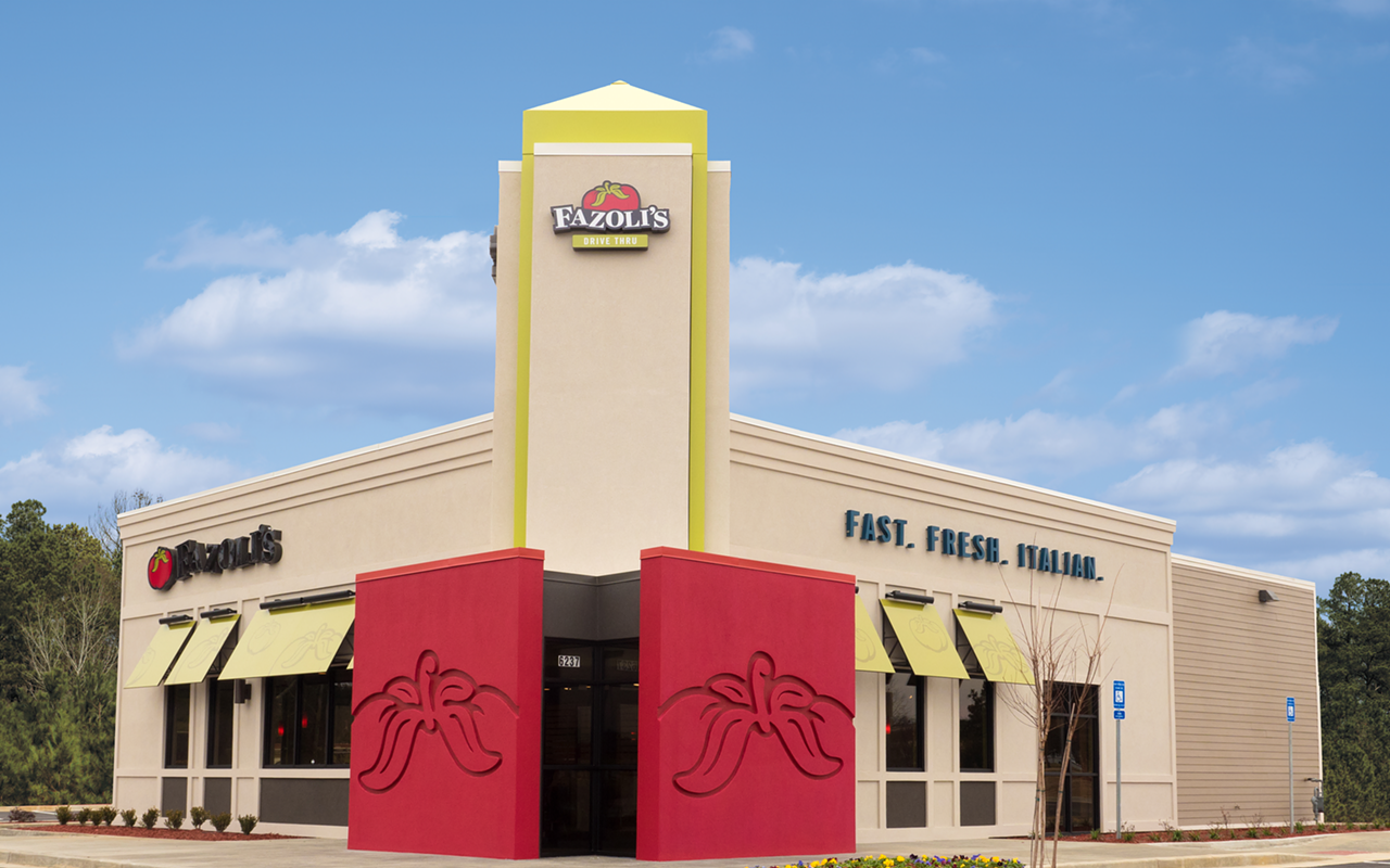 A Fazoli's location in Georgia, whose design will be implemented at the new Tampa restaurant.