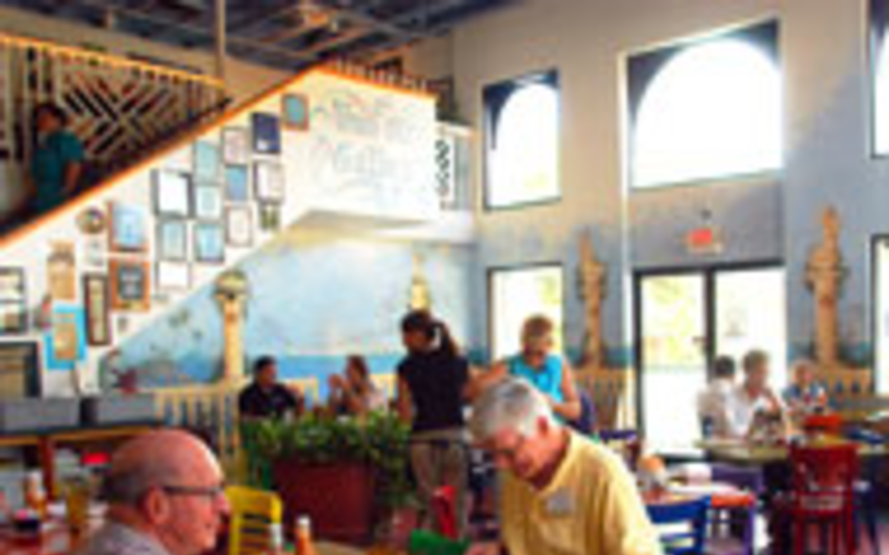 LIVING COLOR: The Habana Cafe is part Cuban cafe, 
    and part art gallery.