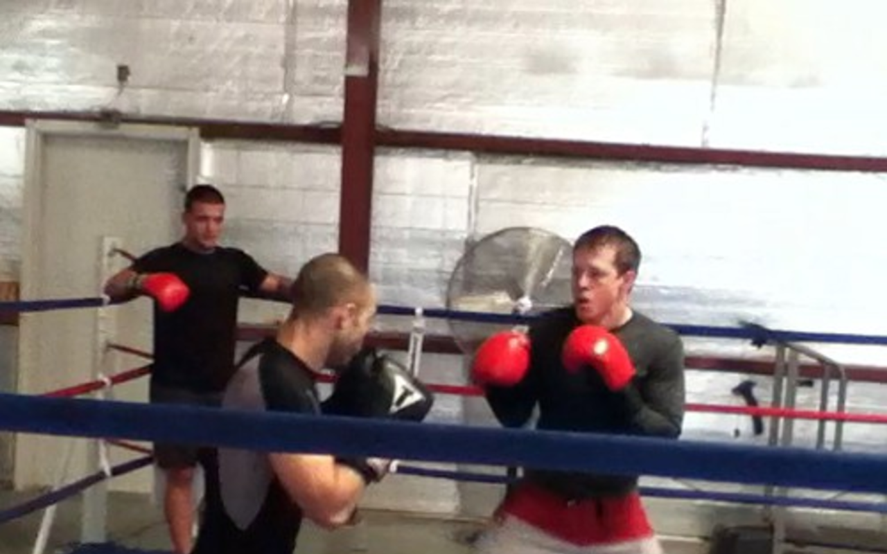 Shawn Alff sparring at SPMF