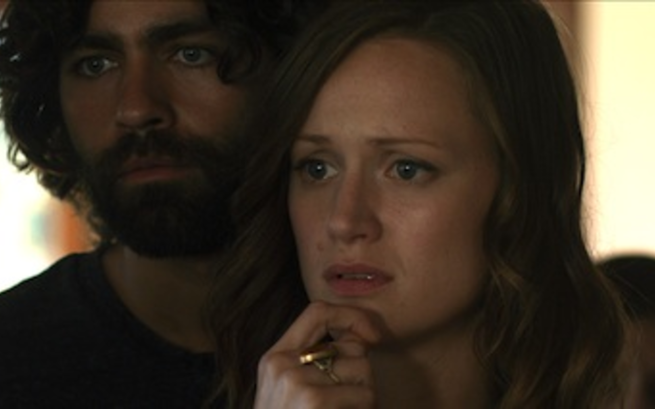 THE END OF THE WORLD AS WE KNOW IT: Adrian Grenier and Kerry Bishe.