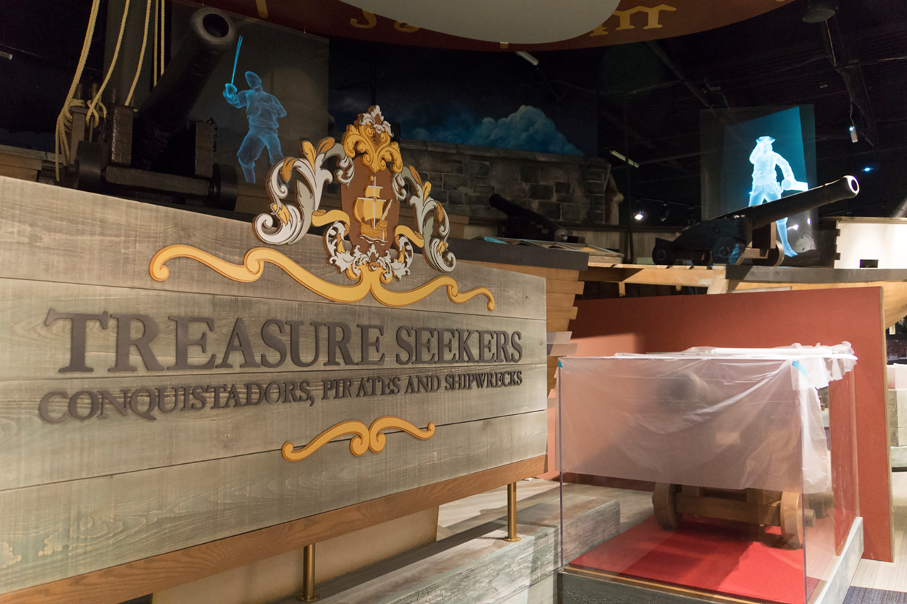 The new Treasure Seekers gallery at the Tampa Bay History Center focuses on conquistadors, pirates, and shipwrecks.