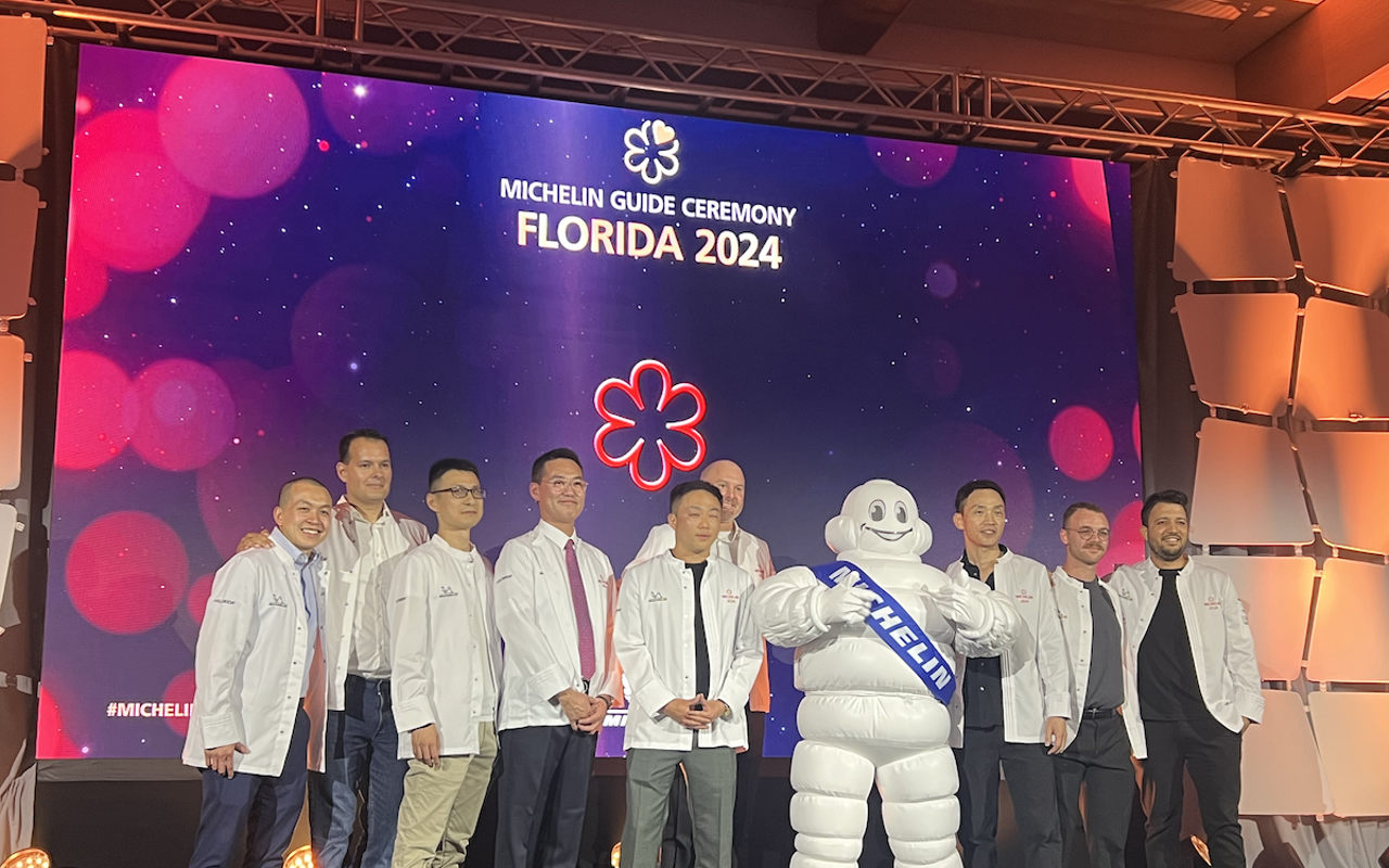 Michelin's 2024 Florida guide ceremony happened at Tampa Edition in Tampa, Florida on April 18, 2024.