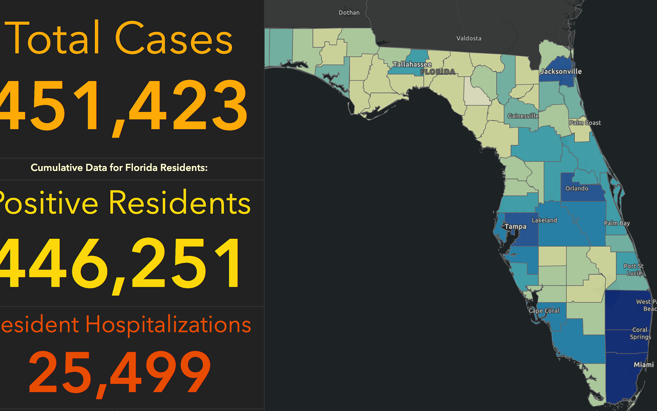 Florida adds 217 deaths, breaking its single-day coronavirus death record, again