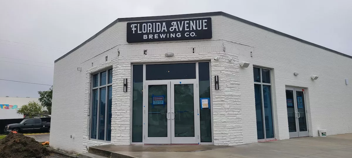 Florida Avenue Brewing Co.'s forthcoming Seminole Heights location, in January 2023.