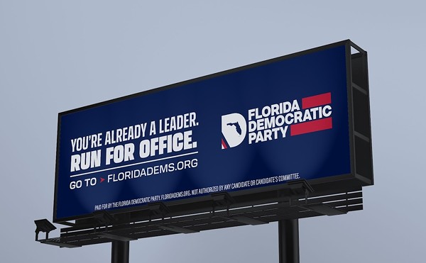Florida Democratic Party's billboards are targeted at Democrats in Polk, Madison, Miami-Dade, and Seminole Counties.