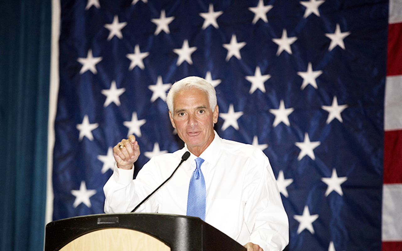 “HOW DID I GET HERE?” A key question in Crist’s keynote speech at the Kennedy King dinner.