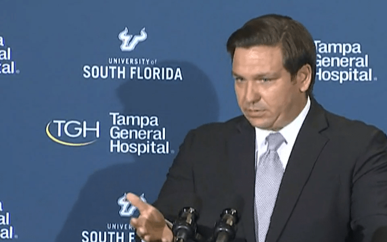 Florida Gov. DeSantis is now blaming the media and protesters for state's record COVID-19 spike