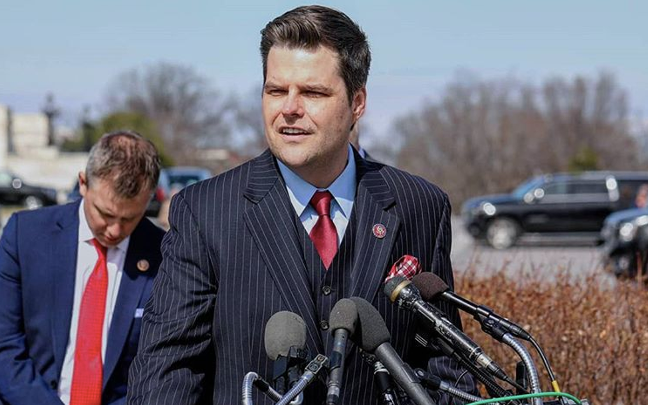 Florida Rep. Matt Gaetz defends Proud Boy who was banned from Twitter for hate speech