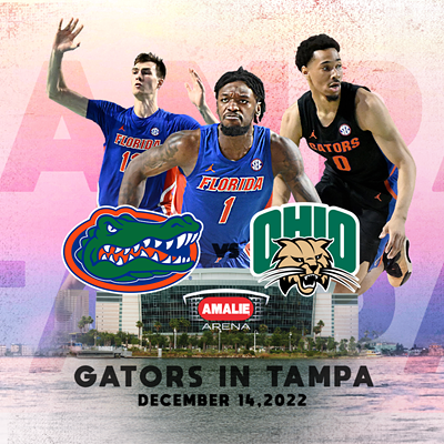 Florida vs. Ohio College Basketball Contest at Tampa’s Amalie Arena