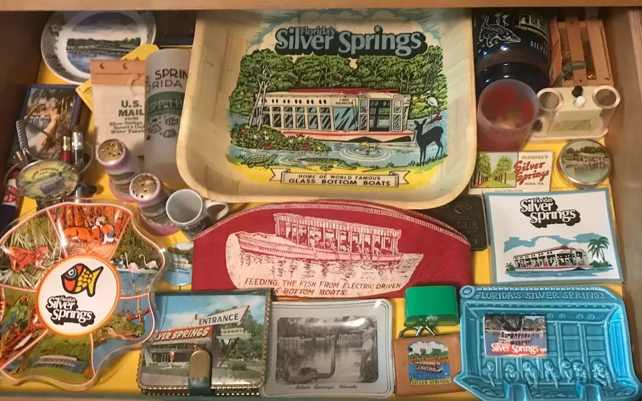 Floridania Fest vendors sell and swap funky Florida memorabilia.