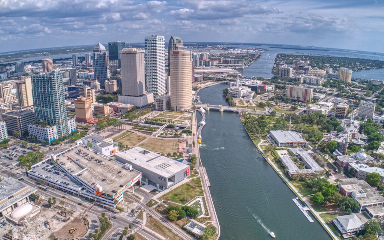City of Tampa skyline.