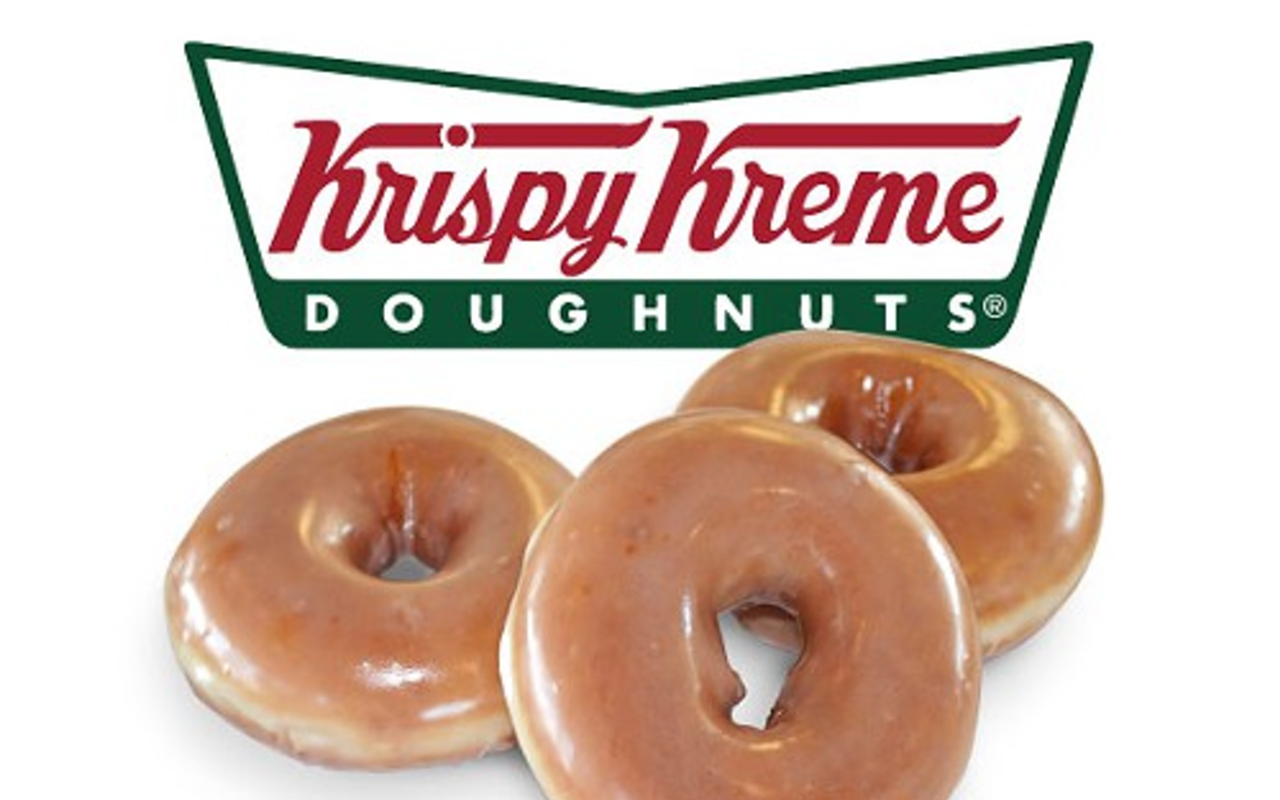 Free donuts at Krispy Kreme
