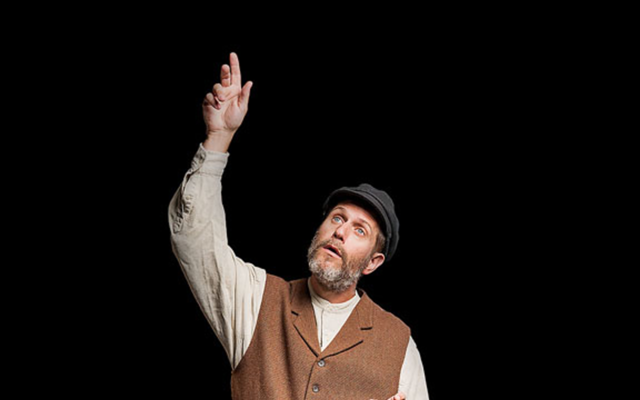 IF HE WERE A RICH MAN: David Mann stars as Tevye.