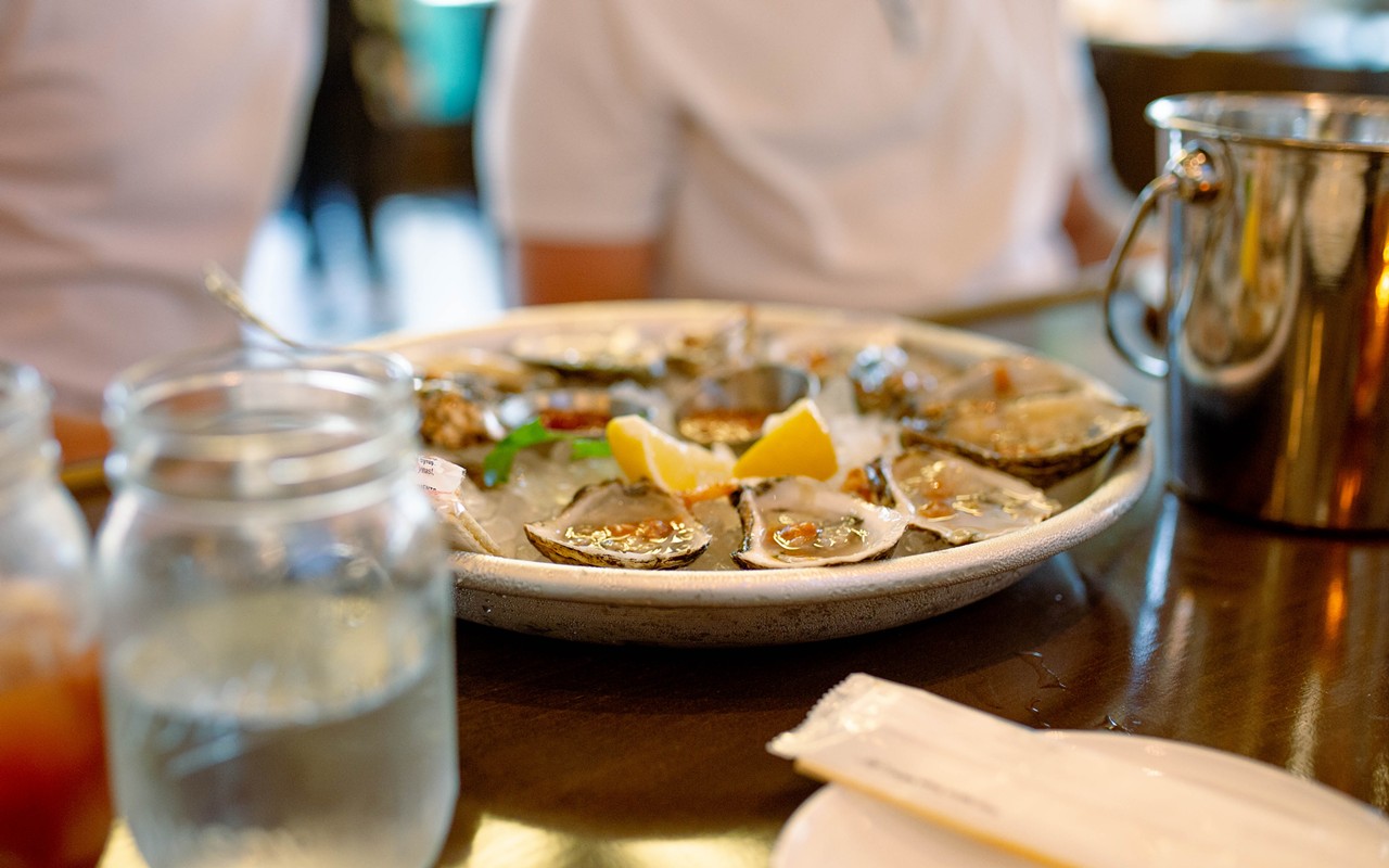 Water Street's The Pearl dishes out oysters, jalapeño corn bread and other seafood-inspired favorites.