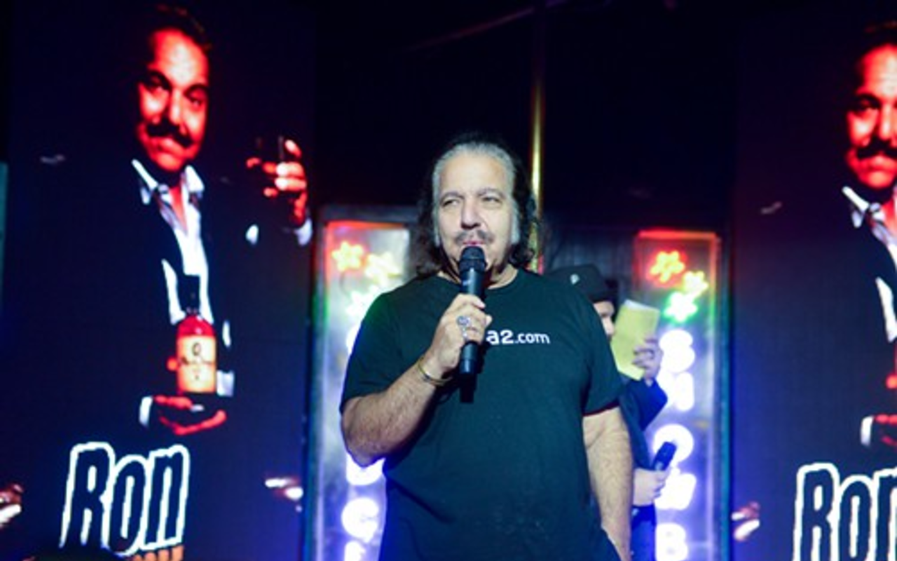 STIFF UPPER LIP? Photo of Ron Jeremy at Night Moves 2013.