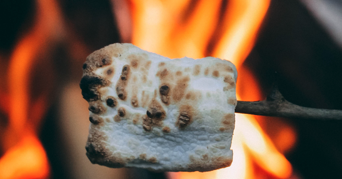 Enjoy ghost stories by firelight while you prepare your own s'mores at Phantom History House.