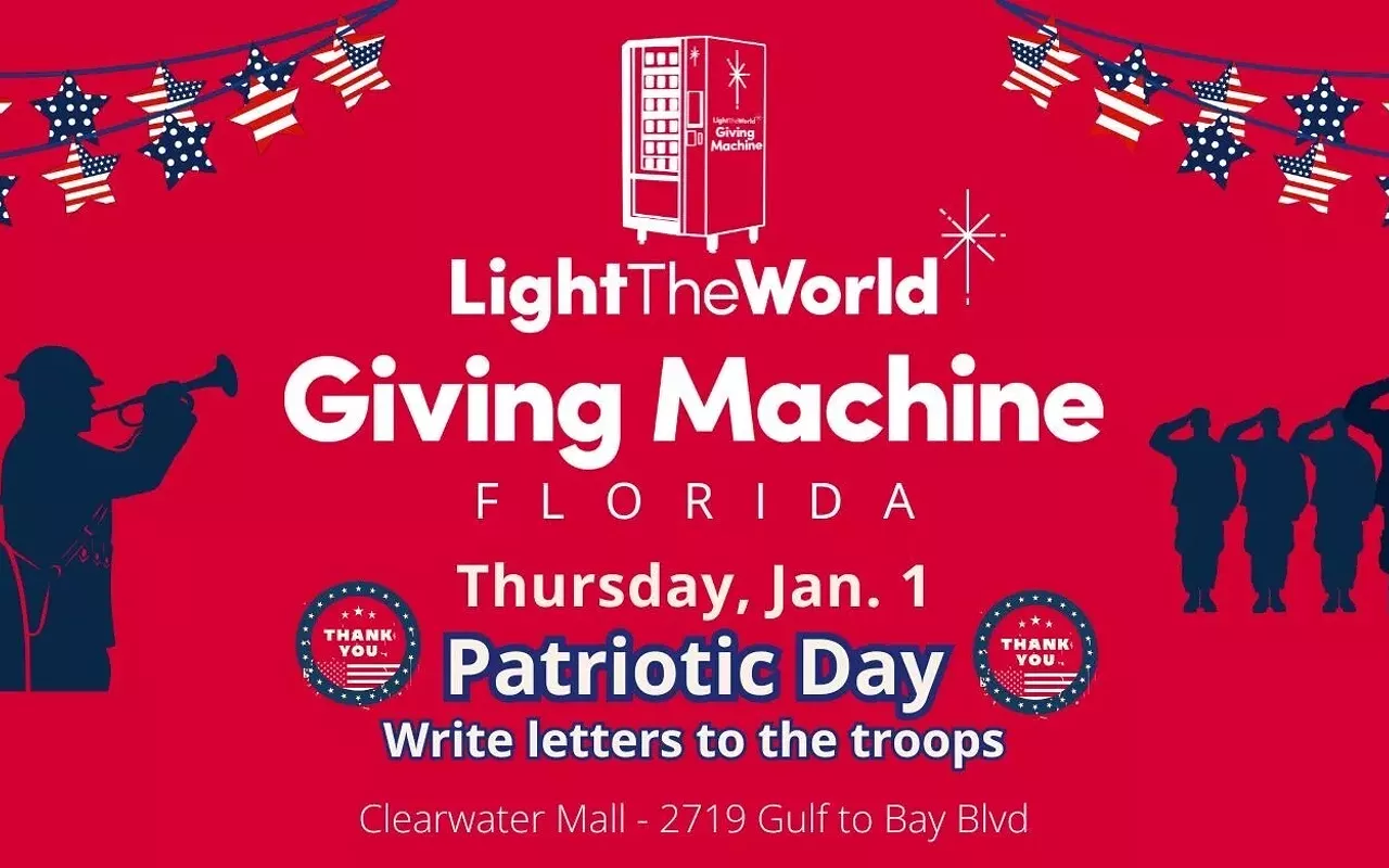 Image: Giving Machine Event: Patriotic/Military Day