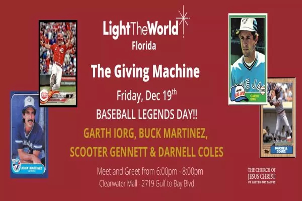 Giving Machine Event with Meet and Greet: Baseball Legends