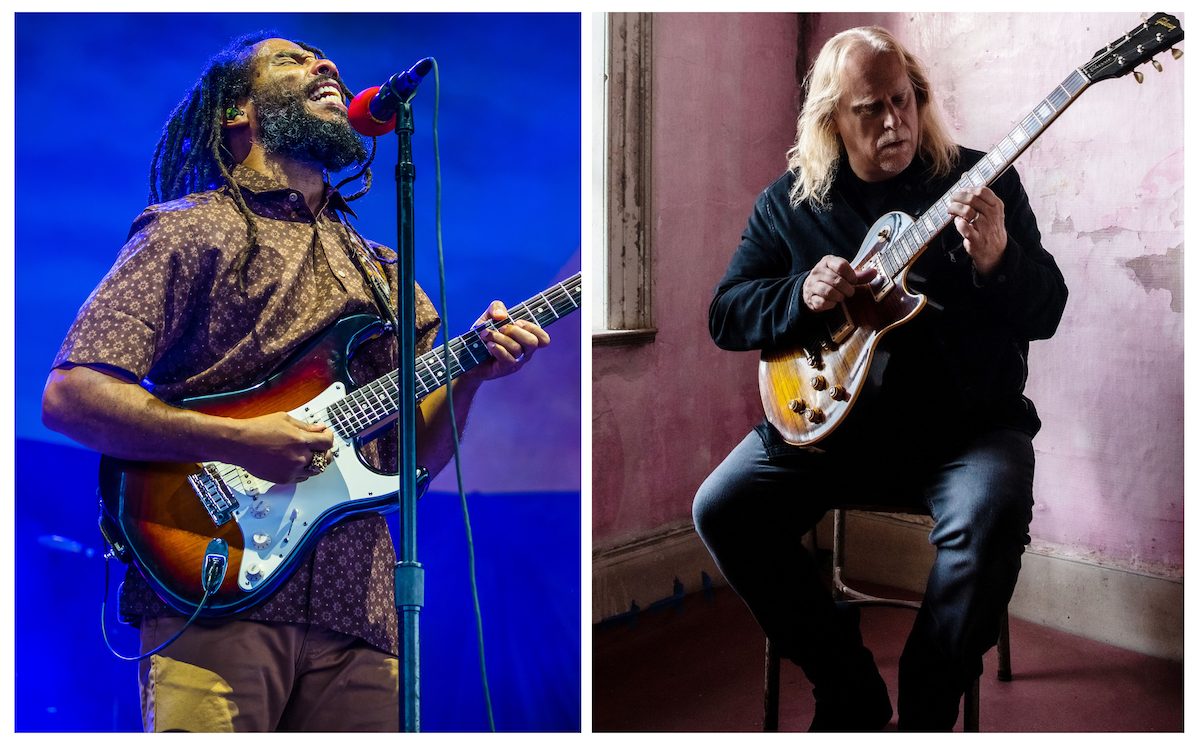 Ziggy Marley (L) and Warren Haynes of Gov't Mule