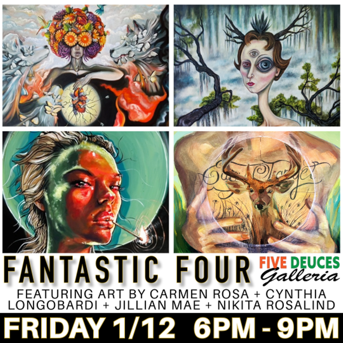 Fantastic Four Art Exhibit Grand Opening @ Five Deuces Galleria