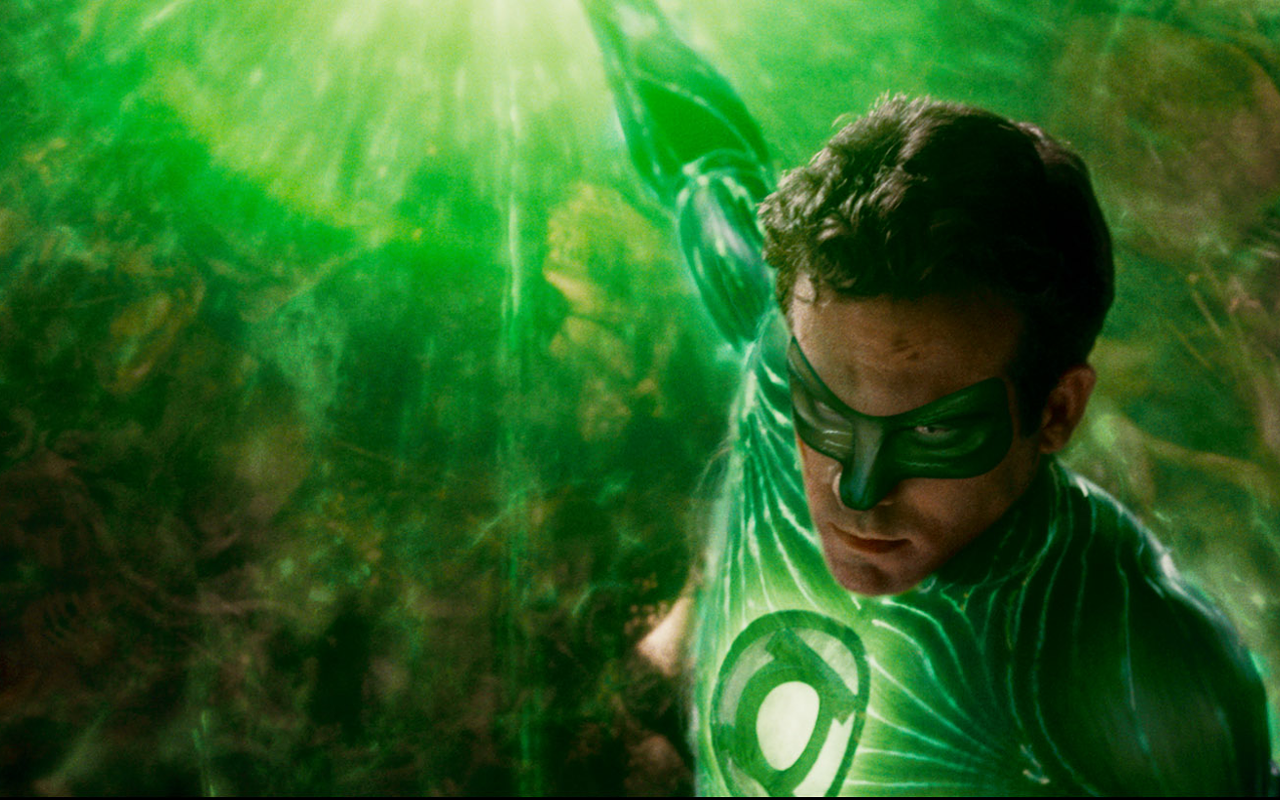 Ryan Reynolds stars in Green Lantern.