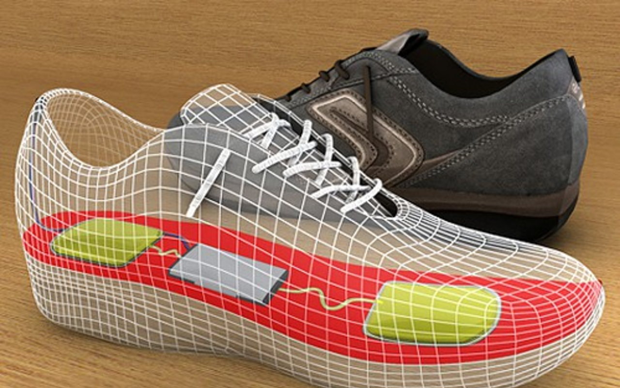 Green tech: Sneaker harnesses kinetic energy to power small gadgets
