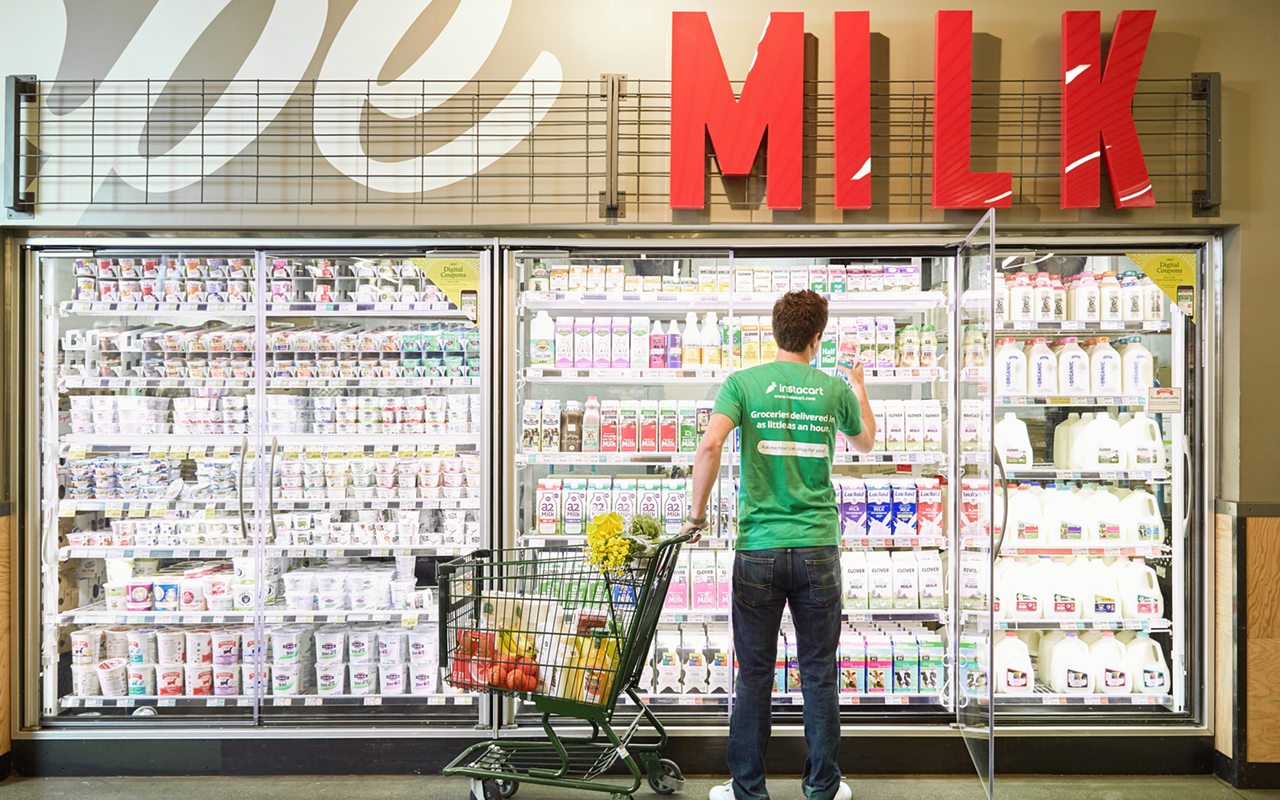 Instacart wants you to skip a trip to the milk aisle.