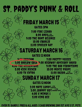 Harlow Gold Live at St. Paddy's Punk & Roll