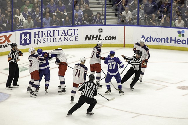 Here are some depressing photos of the Tampa Bay Lightning losing 5-1 to Columbus