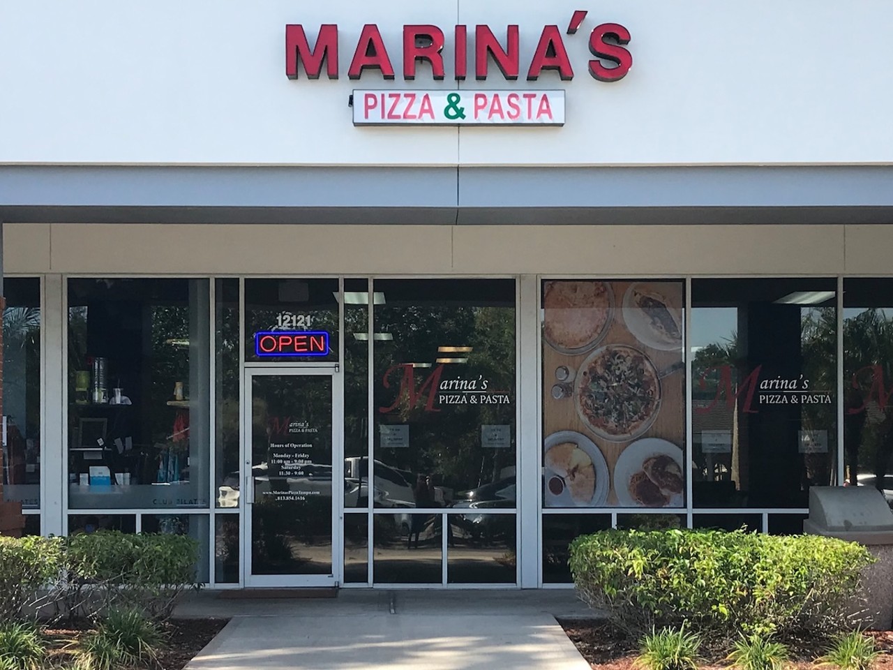 Marina’s Pizza and Pasta (7.5)12121 W Linebaugh Ave., TampaThe suburbs got some love, with Portnoy and Barstool superfan Danny Boy Cane trying a taste of this Westchase staple.Photo via marinaspizzatampa/Facebook