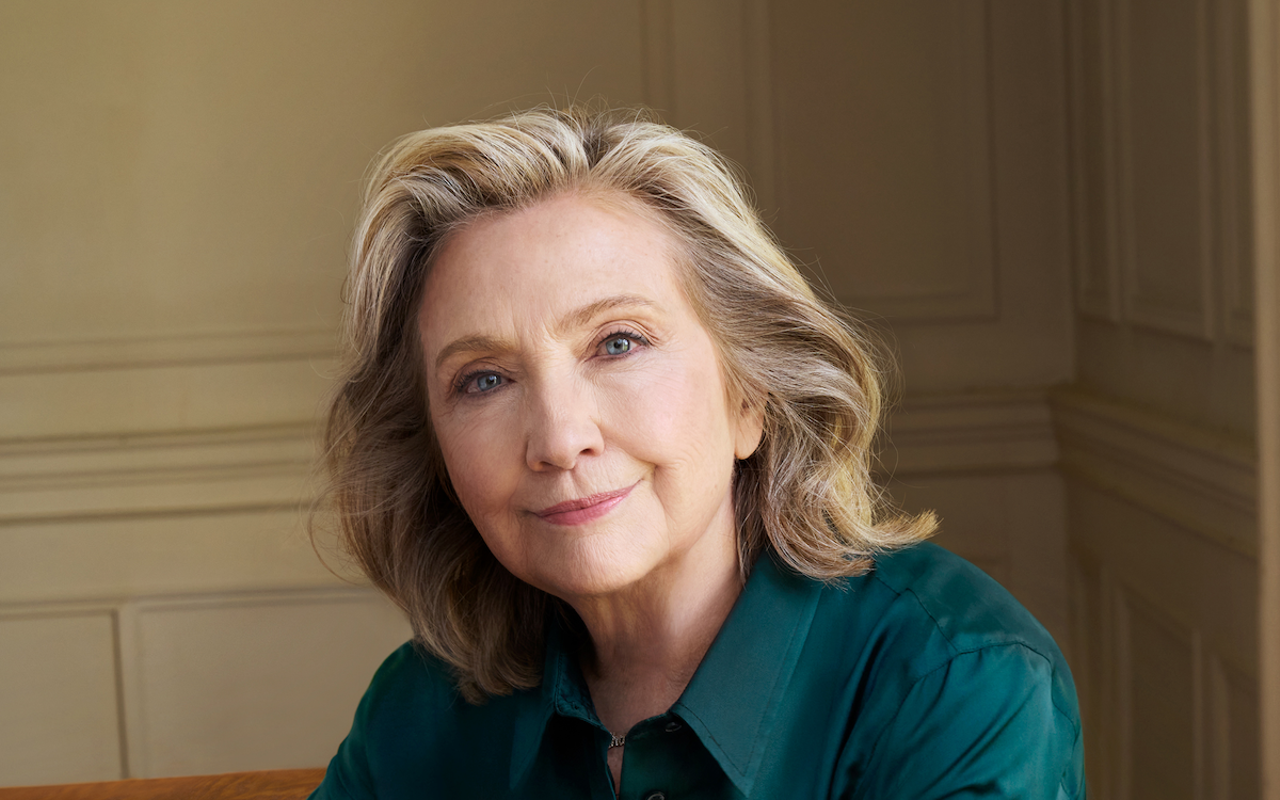 Hillary Clinton, who speaks at David A. Straz Center for the Performing Arts in Tampa, Florida on Oct. 15, 2024.