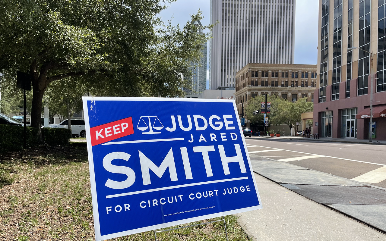 Hillsborough judge Jared Smith under scrutiny over ‘woke’ attack ad, which experts say flouted state law