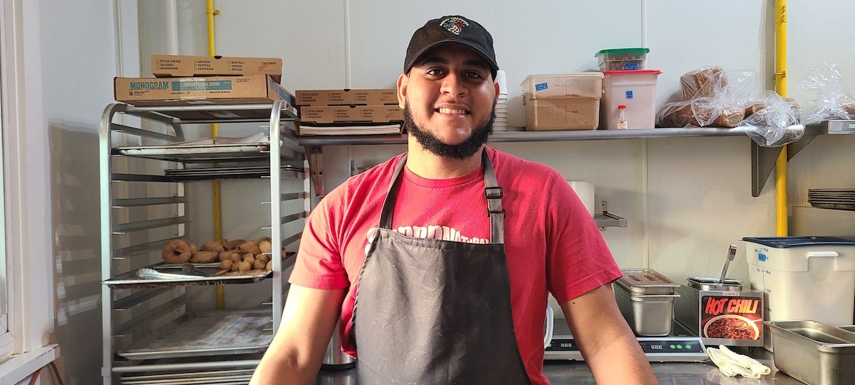 Rodney Cordero is a fixture in the window at downtown Tampa's Supernatural sandwich shop.