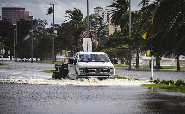 Bayshore Boulevard in Tampa, Florida on Sept. 26, 2024.