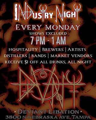 Image: Industry Night Every Monday