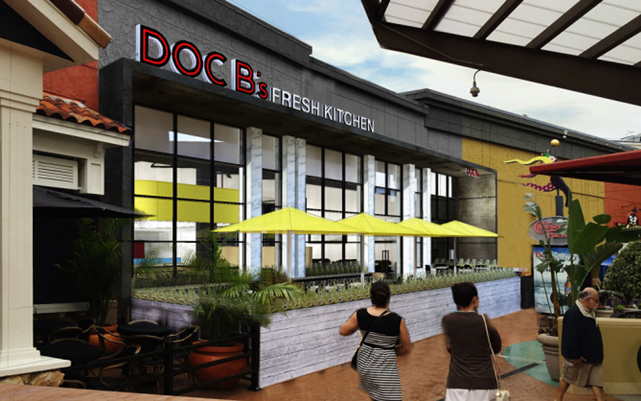 A rendering of the new Doc B's at International Plaza in Tampa.