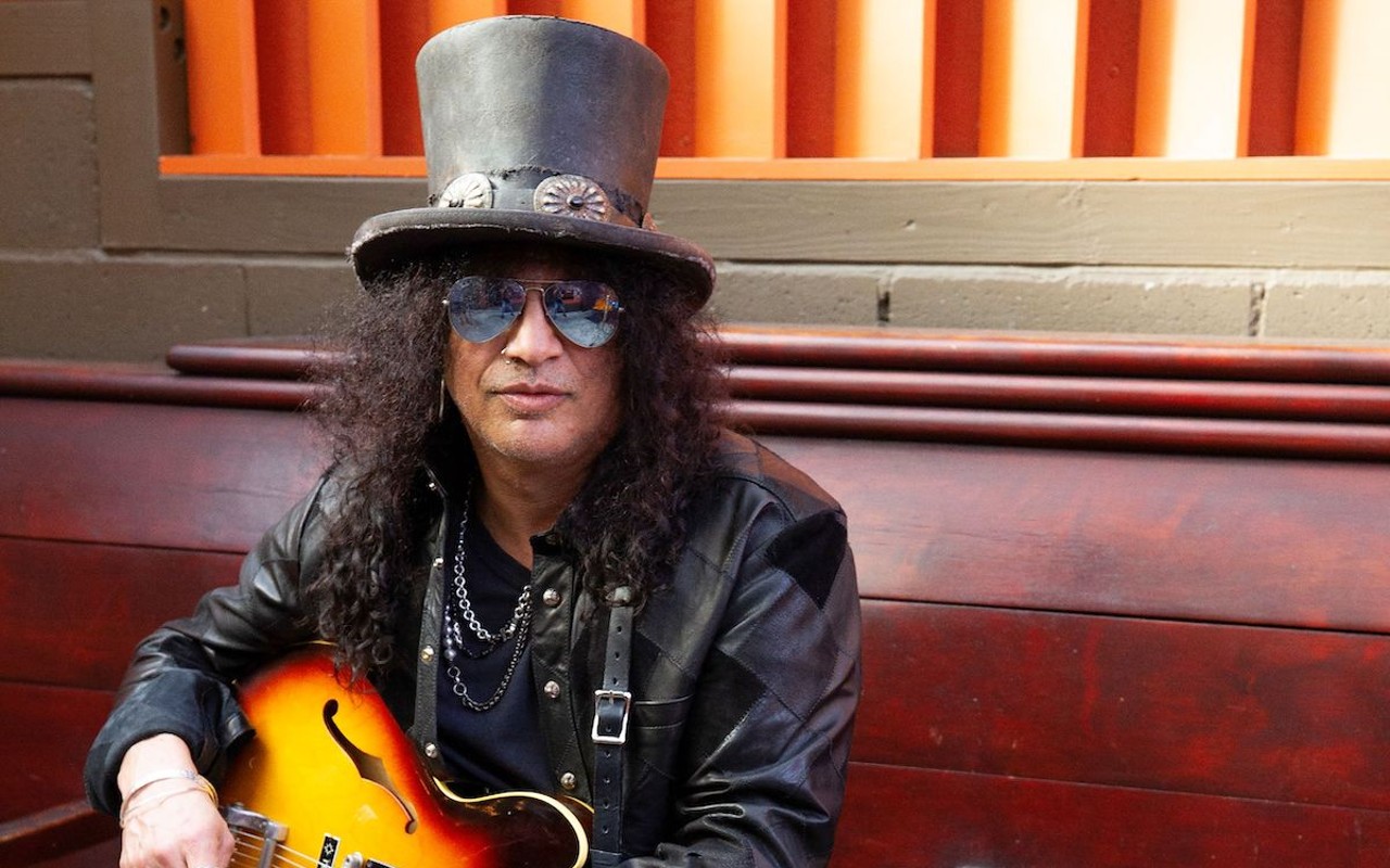 Slash, who plays The BayCare Sound in Clearwater, Florida on Aug. 10, 2024.