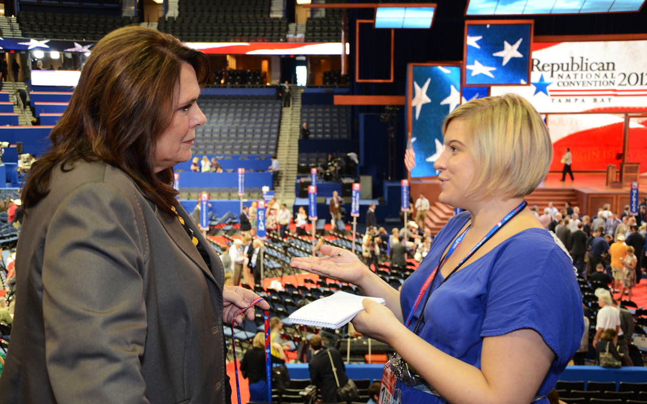 CNN's Candy Crowley interviewed by CL's Arielle Stevenson.
