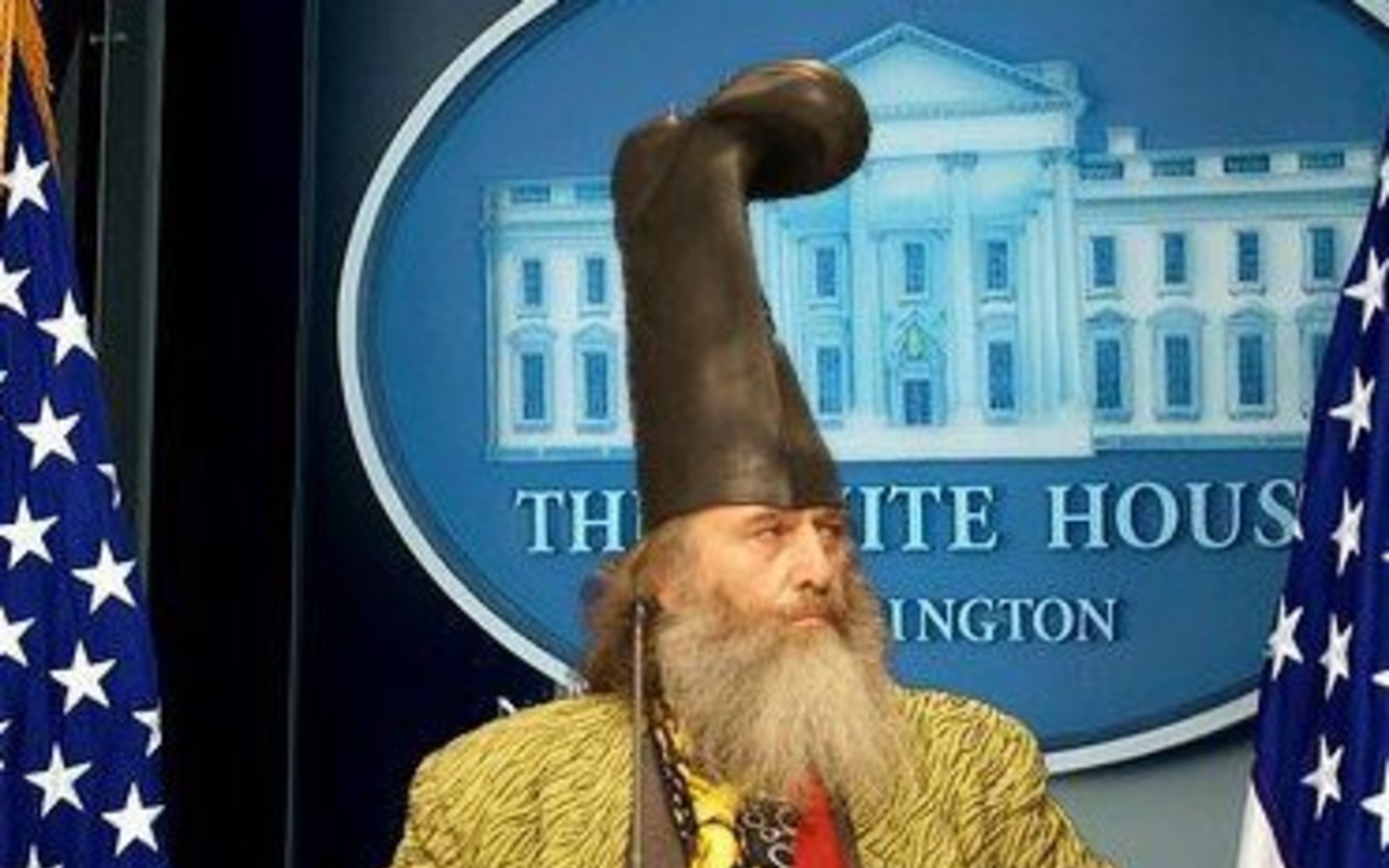 Introducing the next president of the universe, Vermin Supreme