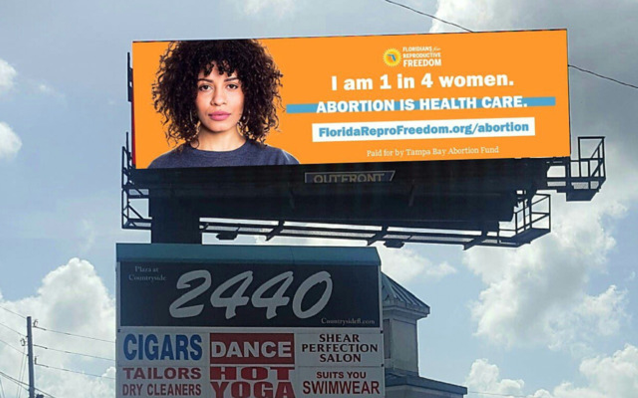 Billboard in Tampa Bay from last July.