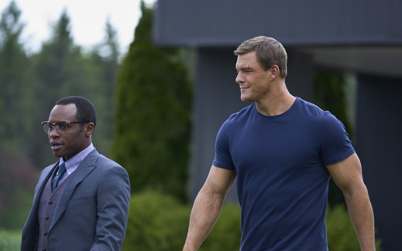 (L-R) Malcom Goodwin and Alan Ritchson, a Florida native and current Panhandle resident in 'Reacher.'