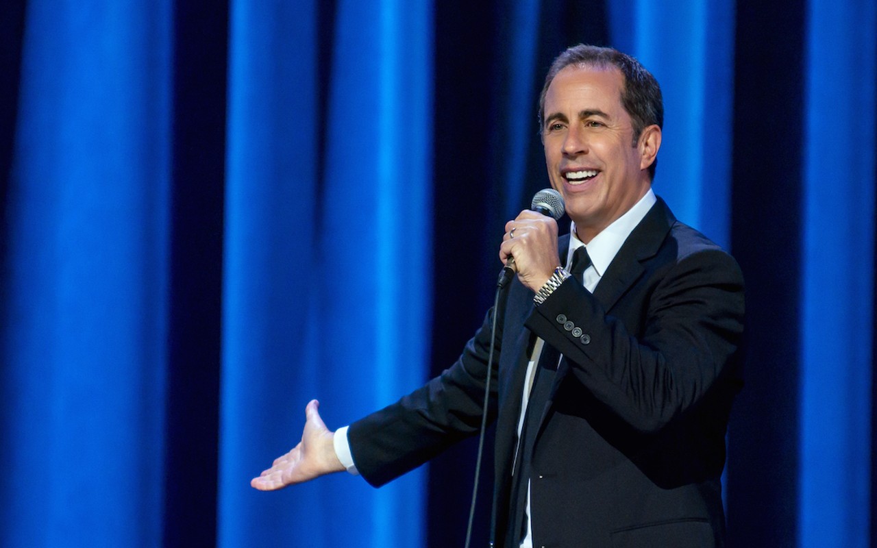 Jerry Seinfeld, who plays Hard Rock Event Center in Tampa, Florida on Sept. 28, 2023.