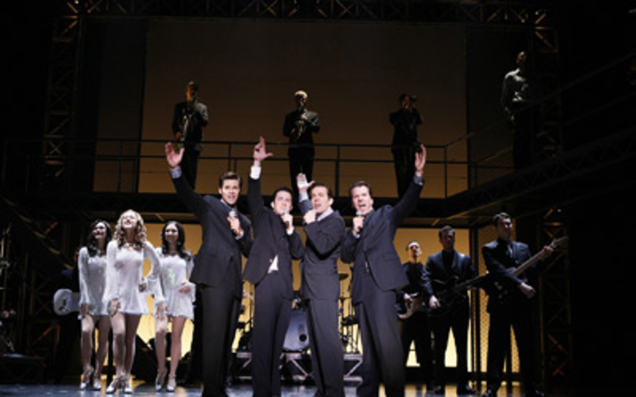 PERFECT HARMONY: Jersey Boys tracks the high and low points in the career of Frankie Valli and the Four Seasons.
