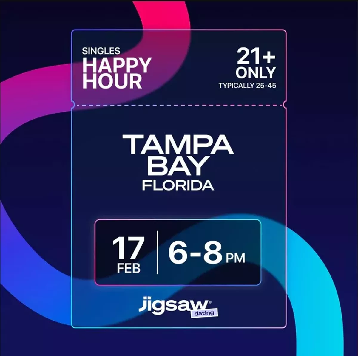 Presented by Jigsaw Dating & @tampabayisawesome