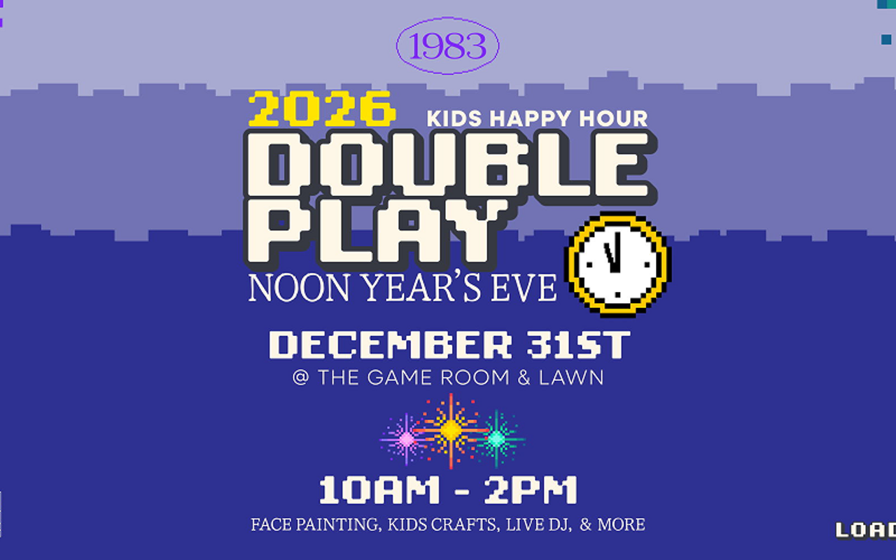 Image: Kids Happy Hour: Noon Year's Eve Double Play at 1983