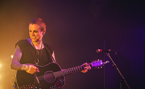 Laura Jane Grace, who plays Floridian Social in St. Petersburg, Florida on Sept. 7, 2024.