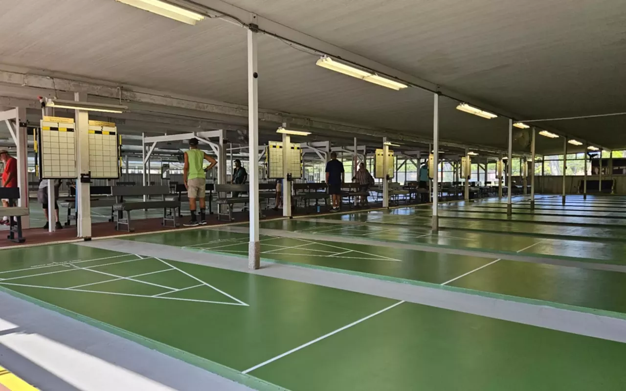 Image: Learn to Play Shuffleboard: How to Practice
