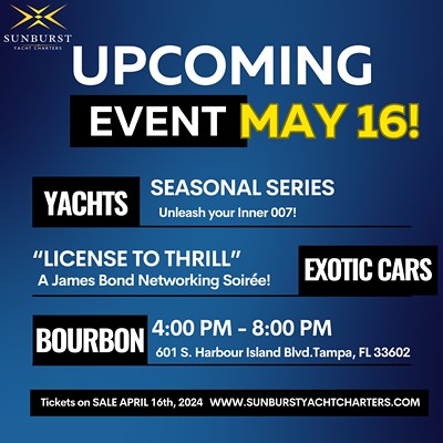 License to Thrill: A 007 James Bond Networking Event by Sunburst Yacht Charters