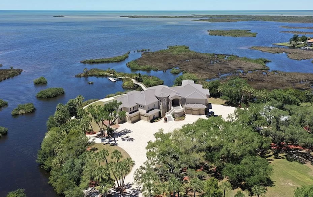 Locals once thought this Tampa Bay home would ruin their small town, now it's on the market for $5 million