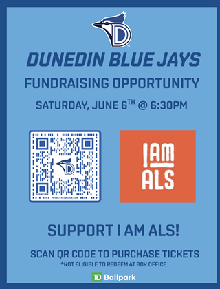 Dunedin Blue Jays Lou Gehrig Day I AM ALS